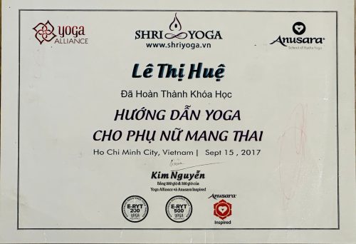 Lê Thị Huệ – Đại sứ Yoga thân thiện 2025