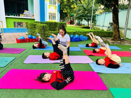 30 phút Yoga cải thiện sức bền vận động trẻ mầm non